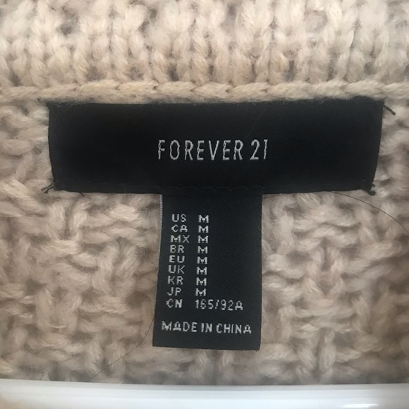 Forever 21 chunky knit turtleneck sweater - Picture 4 of 9